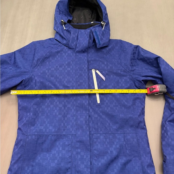 Sunice Women’s Ski Jacket Blue Weather Proof Zipper Insulated Hooded Vented Sz 8 - Picture 13 of 16